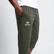 Pantacourt vert kaki, détail poche